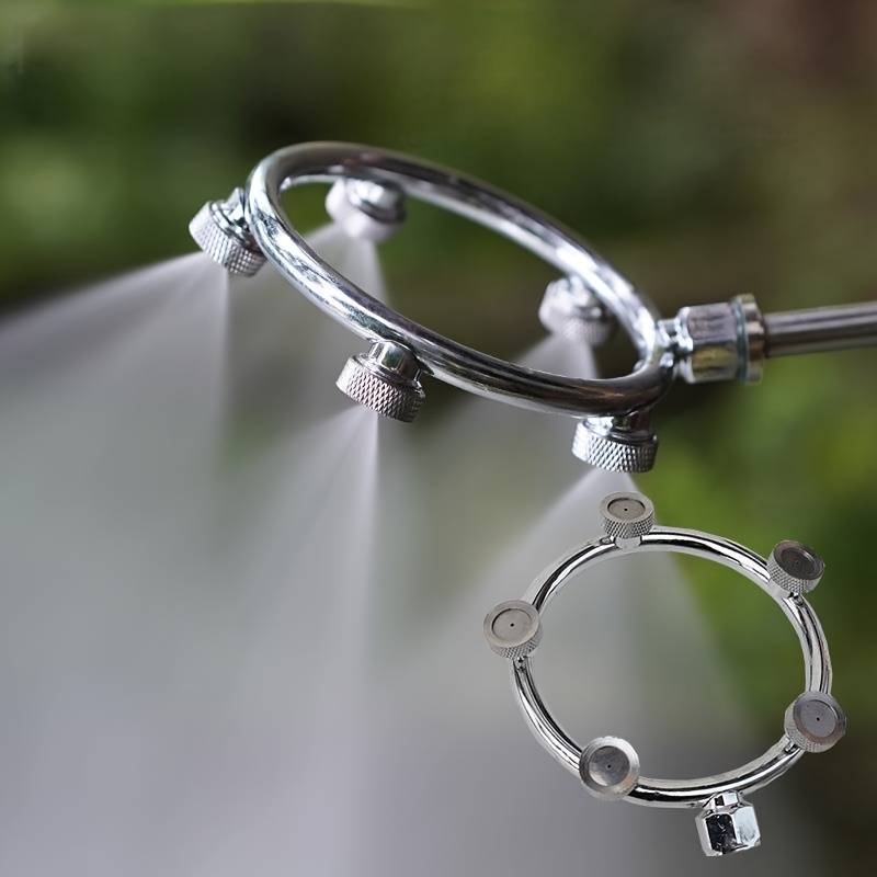 1Pc 4 Nozzles Stainless Steel Garden Sprayer Adjustable Pressure