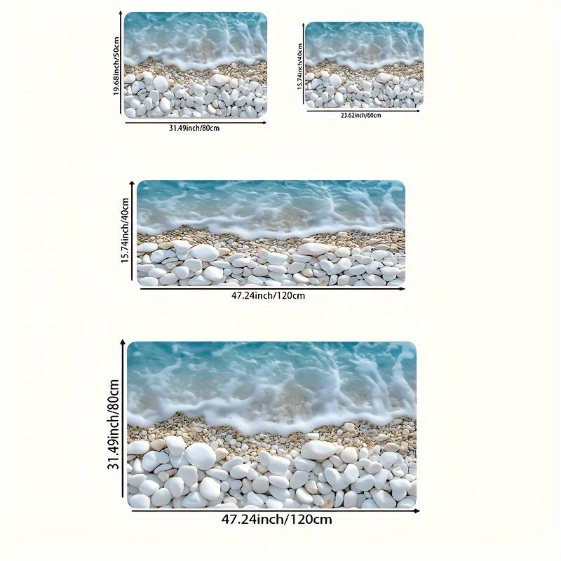 1Pc Blue 31.49x47.24inch 80x120cm Floor Mat