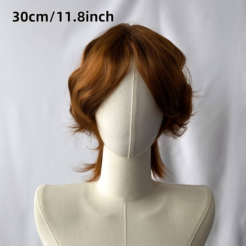1Pc Light Brown 30.48cm Fashion Design Wig