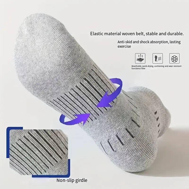 10 Pairs Of Unisex Athletic Socks