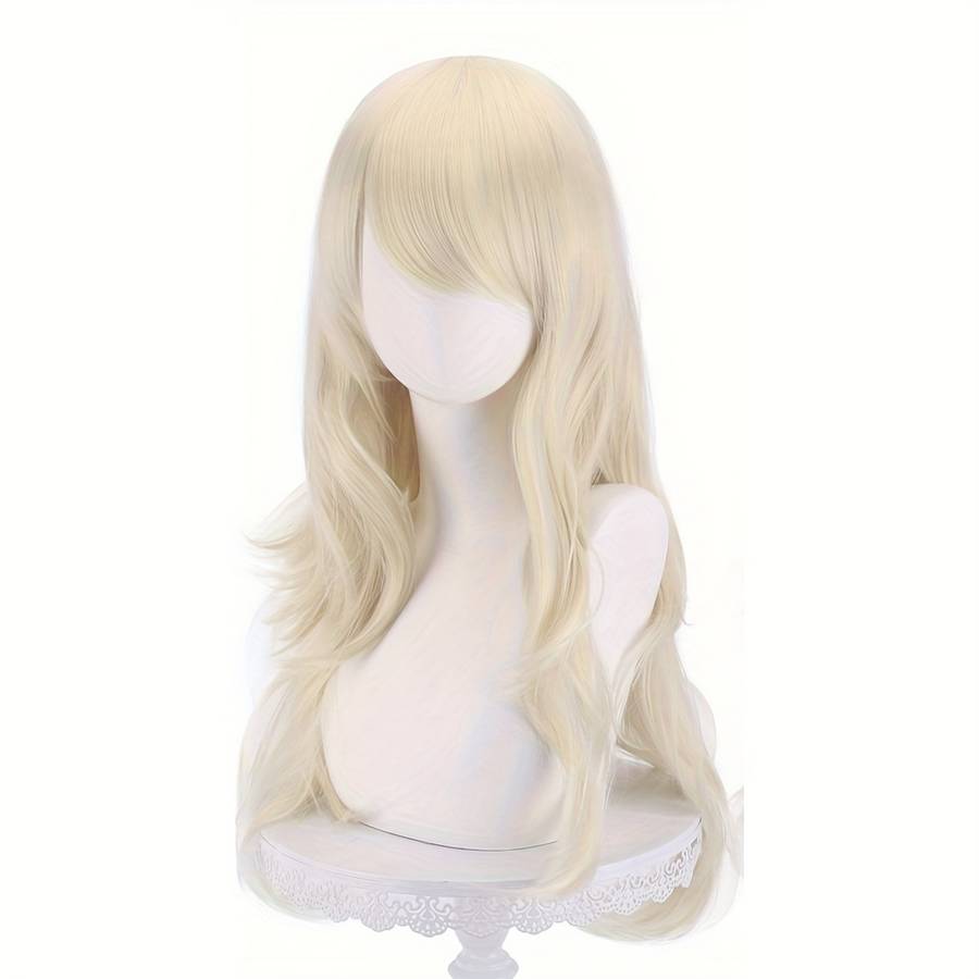 1Pc Pink Color 71.12cm Fashion Design Wig