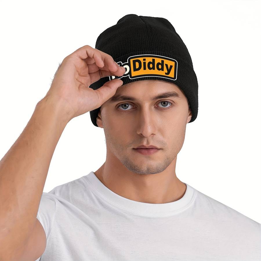 Funky Style No Diddy Graphic Beanie Hat