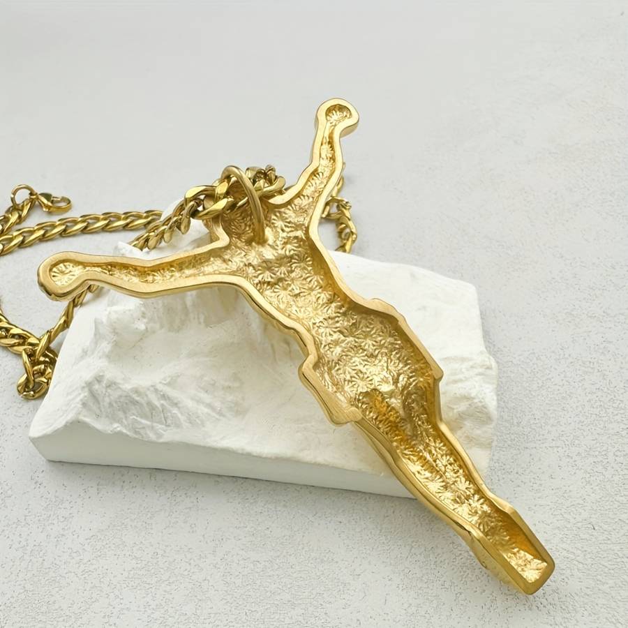 1 Piece Silvery Jesus Theme Pendant