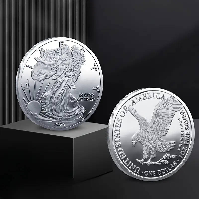 2025 USA LIBRETY 4cm coin Replica Coin Silver