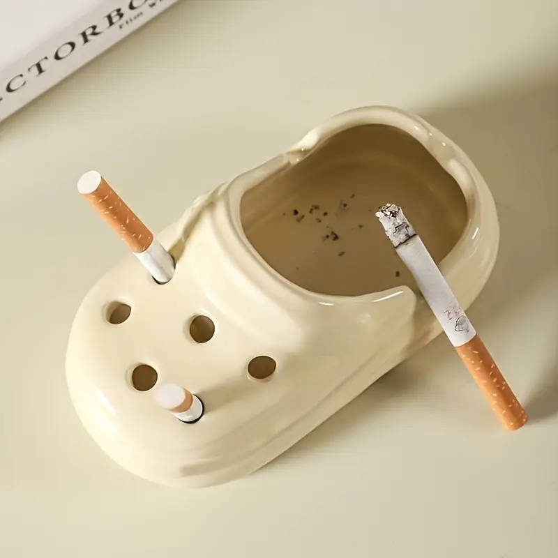 Bohemian-Style Resin Clog Ashtray
