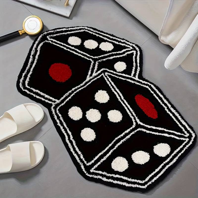 1Pc Black 23.6x35.4inch 60x90cm Floor Mat