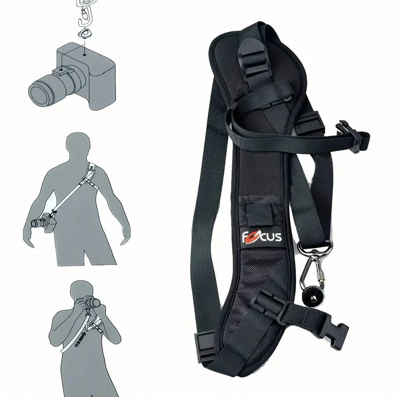 Professional SLR Camera Shoulder Strap for Photography & Videography