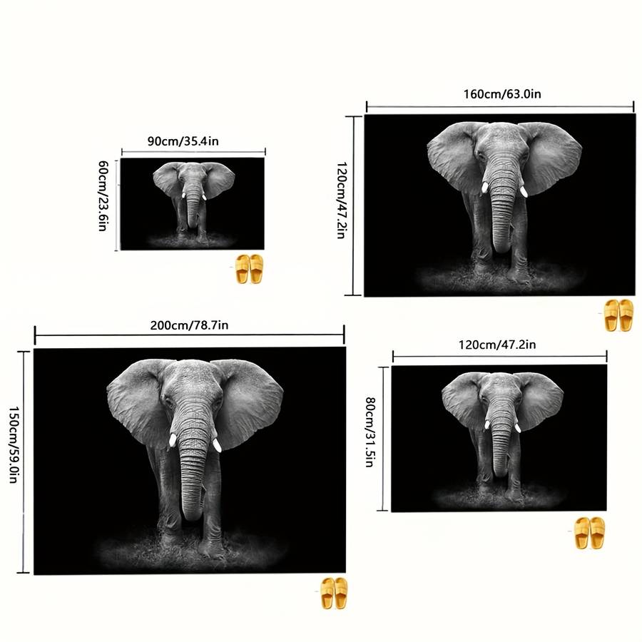 1Pc 60x90cm Floor Mat