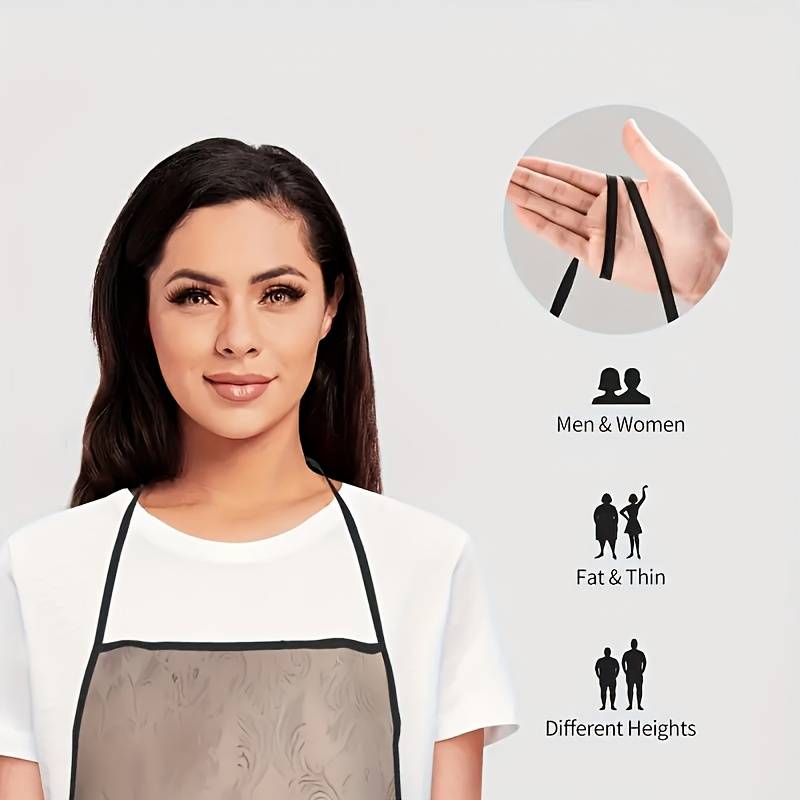 1pc Italian Pizza Print Apron Polyester Cooking Apron with Vibrant Pizza Design Ideal for Ho