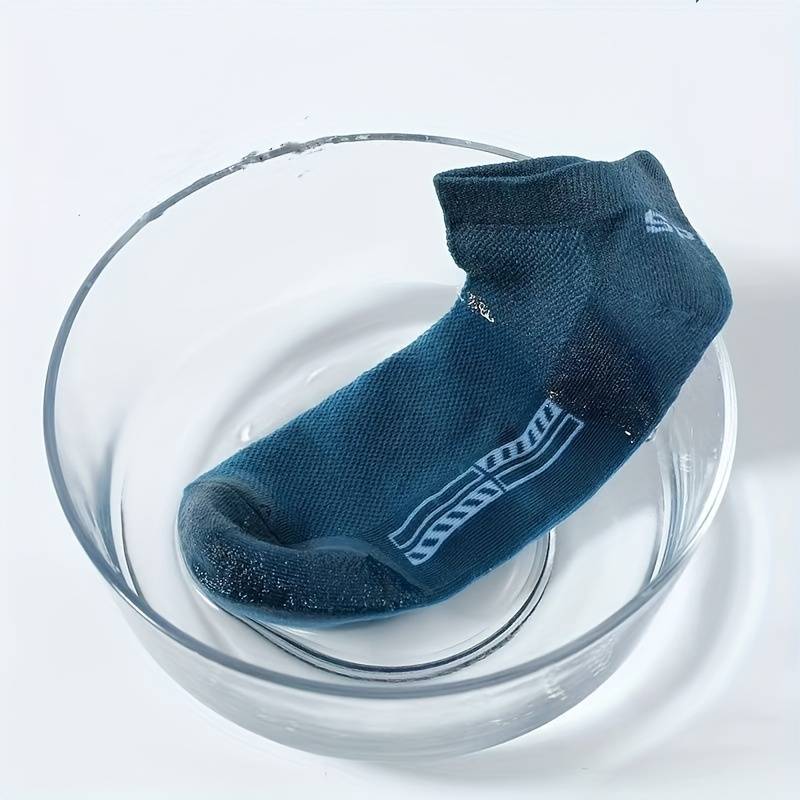 6 Pairs Of Dark Gray One Size High Elastic Socks