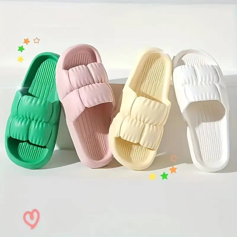 Women's Simple Indoor Slippers Pink 36-37