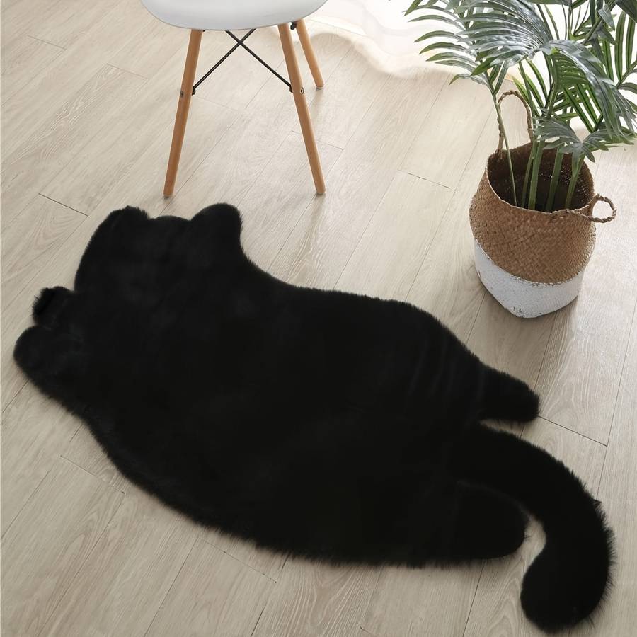 1Pc Black 45x75cm Floor Mat