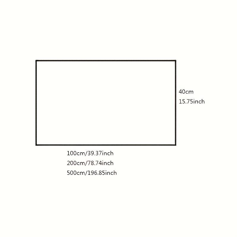 1PC Wall StickersItems3 Meters Black