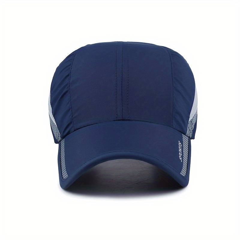 1pc 1 EDIKO Quick-Dry Sport Cap Adjustable Breathable Mesh Back Sun Protection Hat for Outdoor A