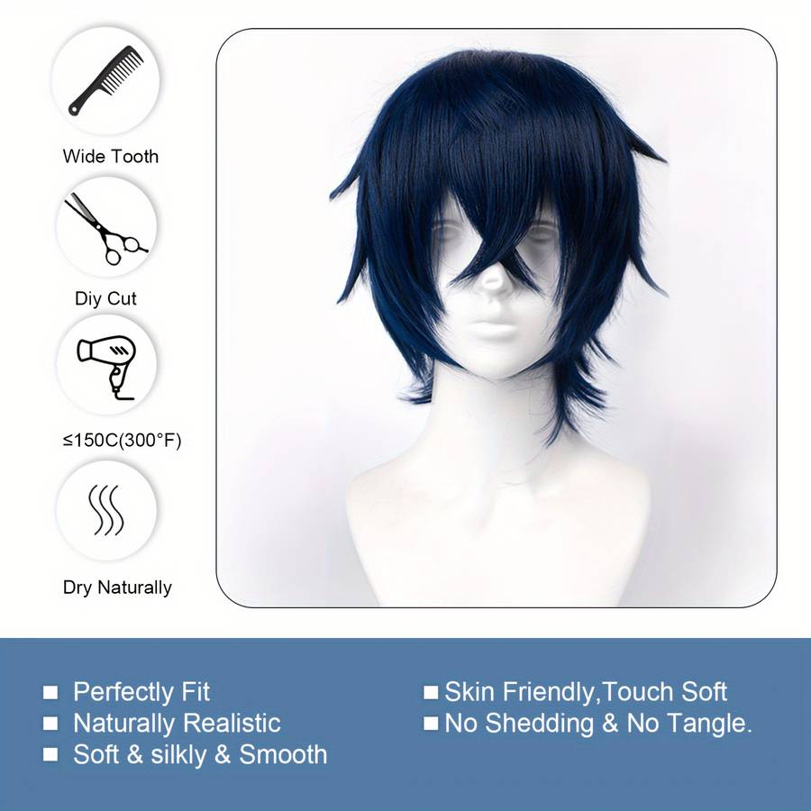 1Pc 1001A 30.48cm Fashion Design Wig