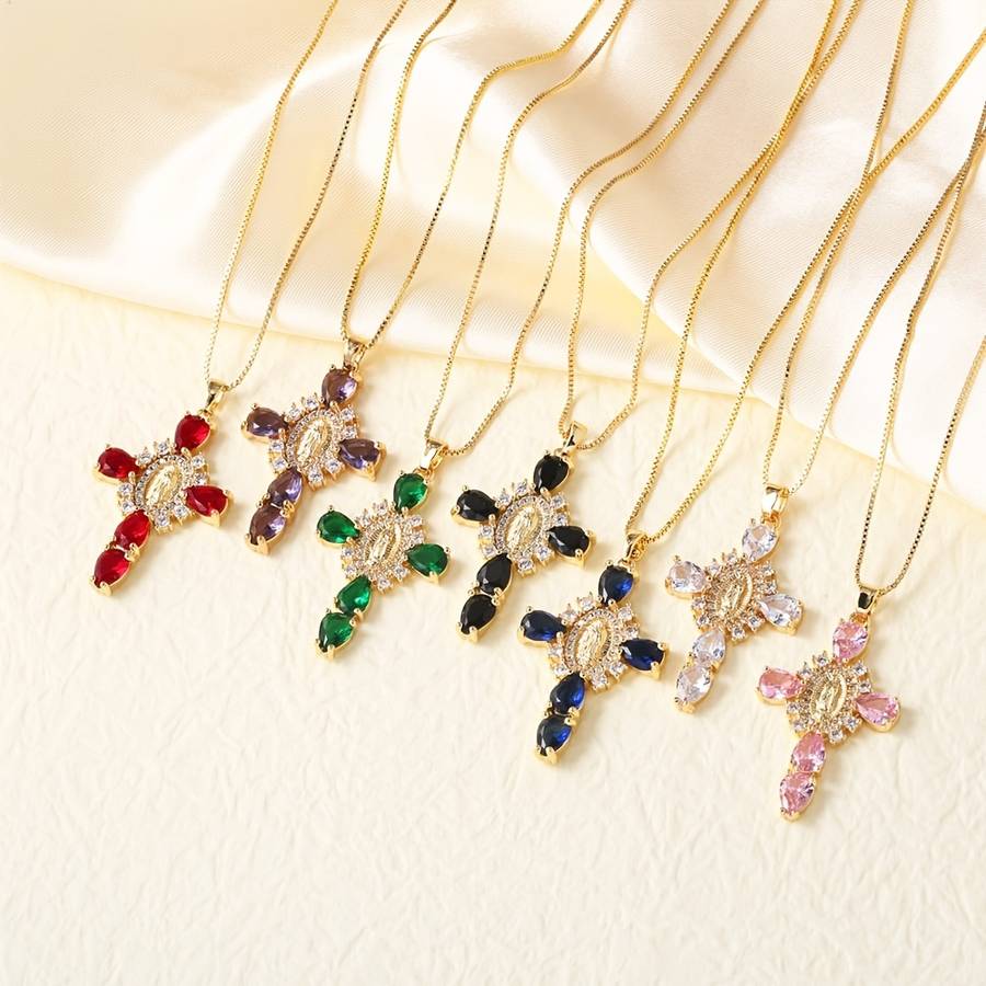 1 Piece Black Jesus Theme Pendant