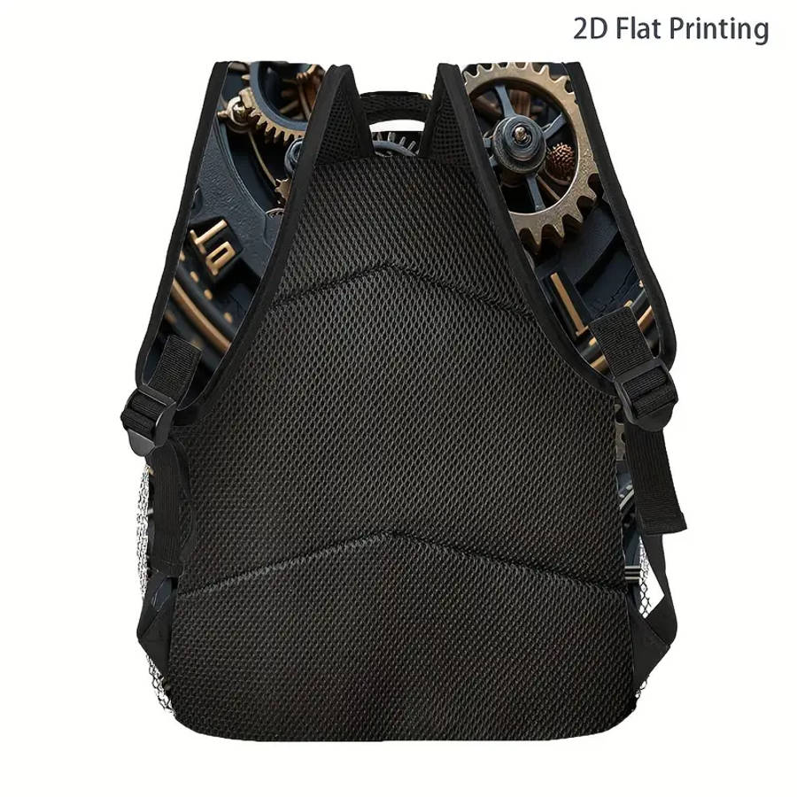 1 x Steampunk Clock Backpack With Adjustable Straps