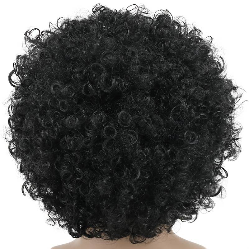 1Pc Black 10.16cm Fashion Design Wig