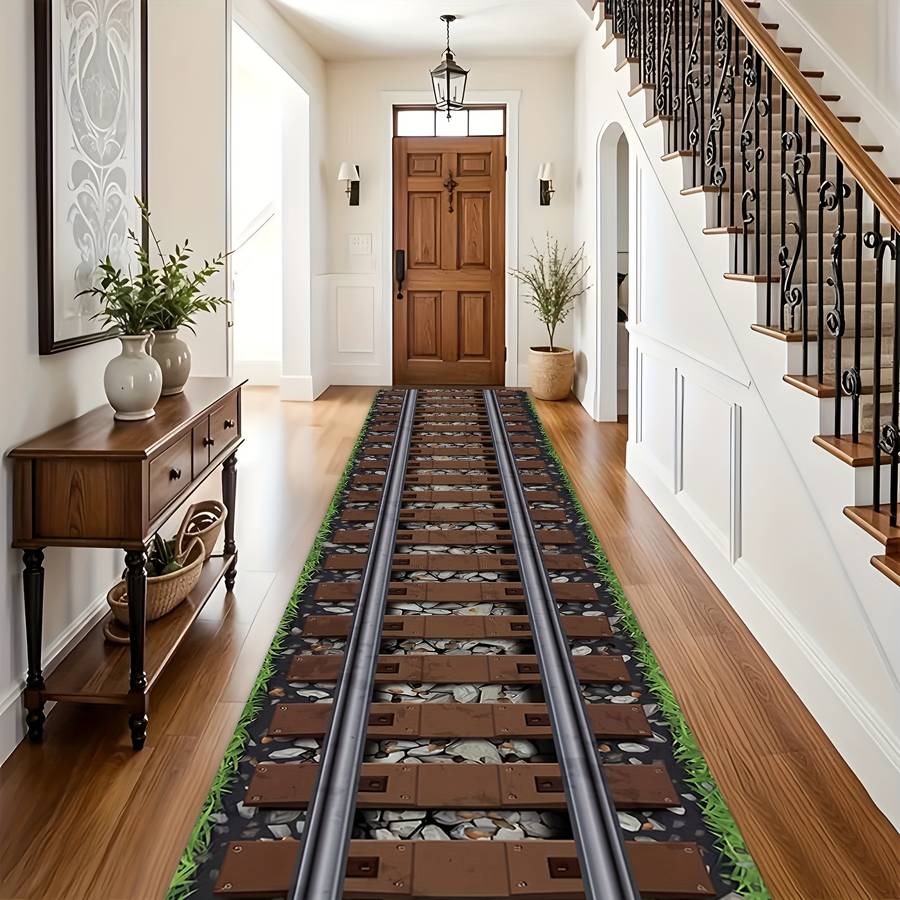 1Pc 23.6x118.1inch 60x299cm Floor Mat