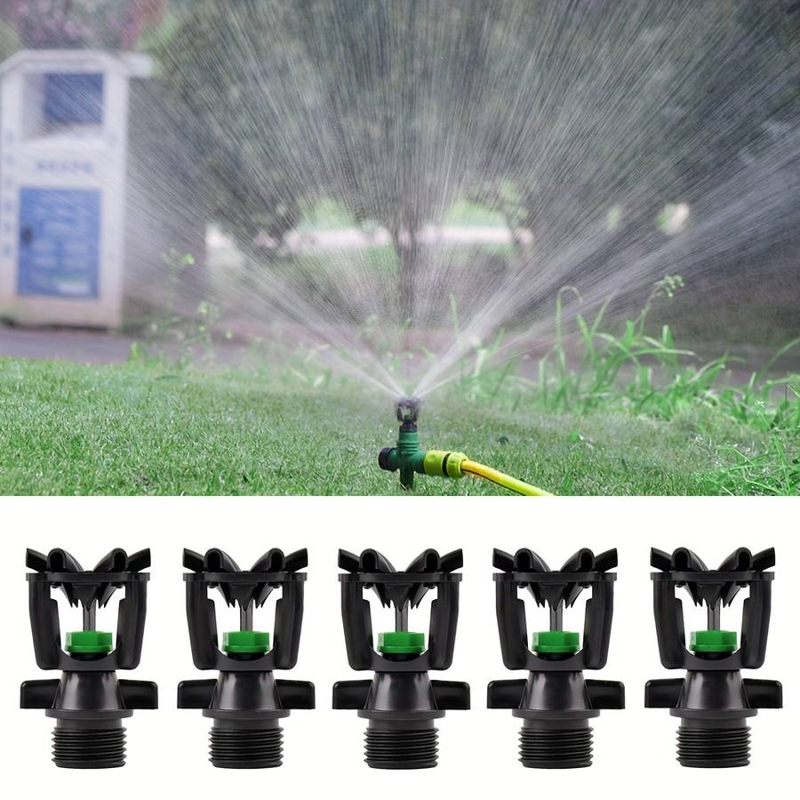 3Pcs Abs Garden Sprinkler Nozzle Rotating Spray