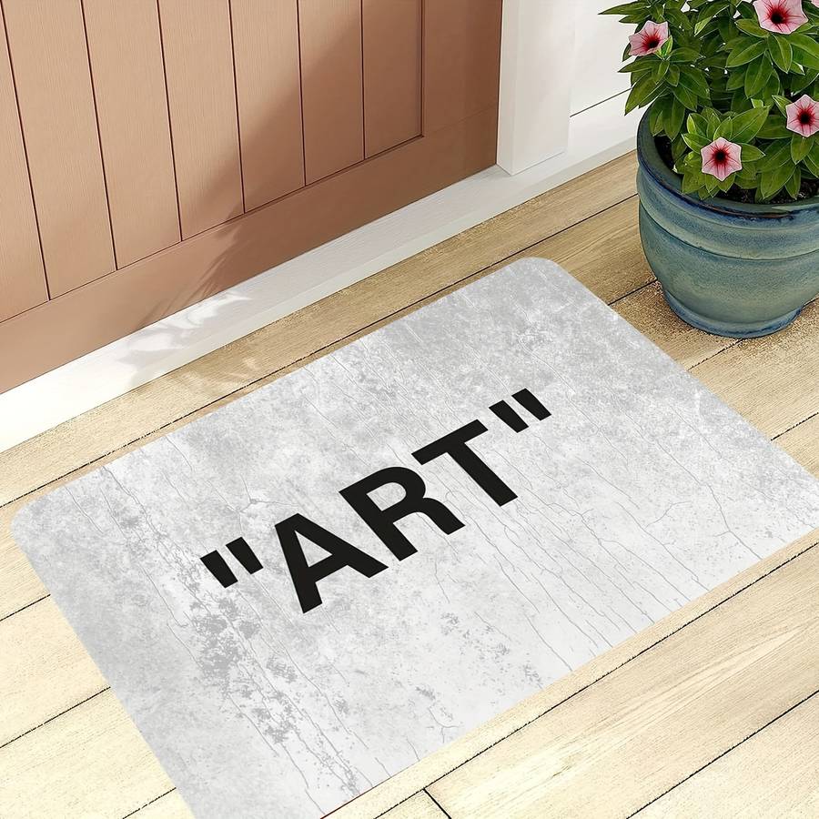 1Pc Black 120x180cm 47.24x70.87inch Floor Mat