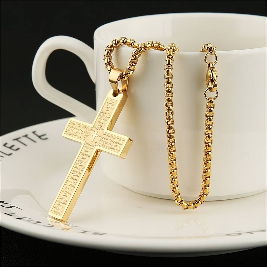 1 Piece Black Jesus Theme Pendant