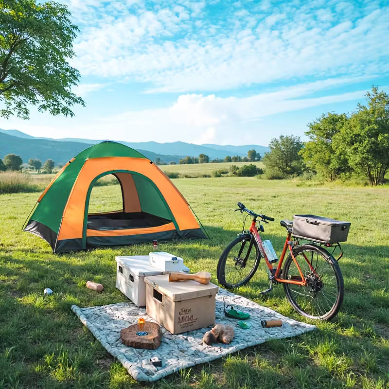 Double Portable Camping Tent