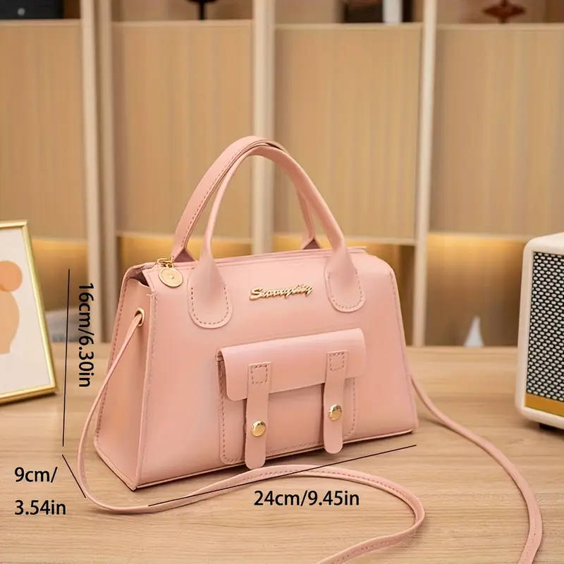 Korean-style luxury Women's bag, detachable thin shoulder strap handbag