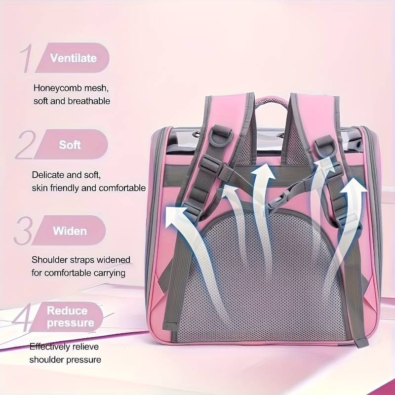 1pc Pink Pet Bag