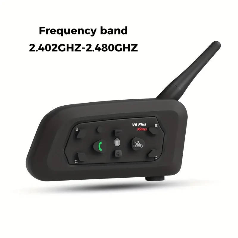 V6 Plus Motorcycle Helmet Bluetooth Headset Helmet Intercom System