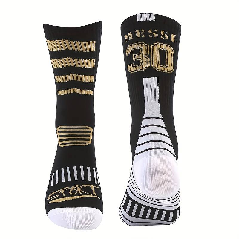 1 Pair Black White Sole One Size Socks