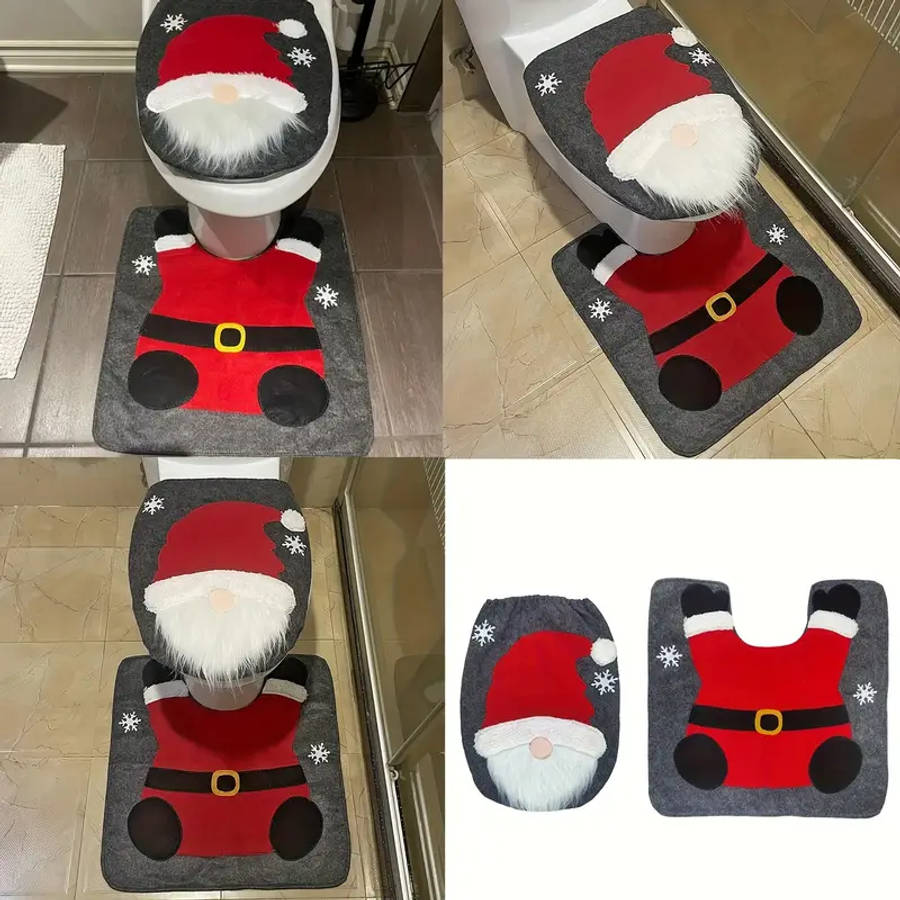 Christmas Bathroom Decoration Set