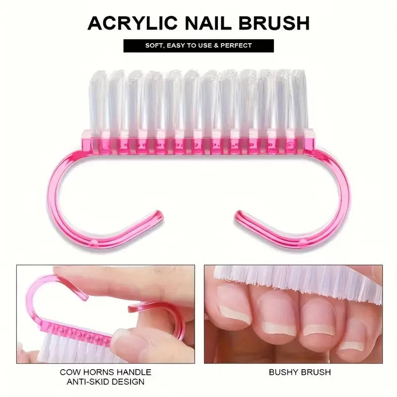 acrylic nail kit for beginners with glitter acrylic powders nail extension tools usb powered lamp perfect manicure set and gift for women details 3