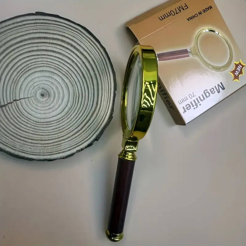1 Metal Magnifying Glass