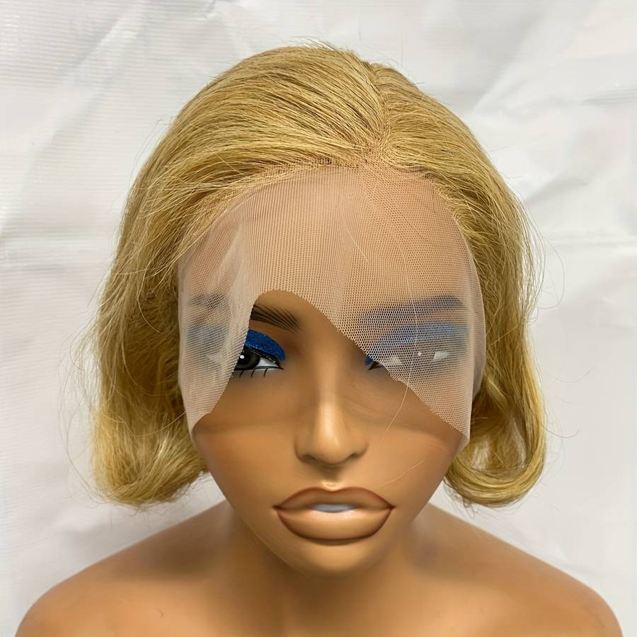 1Pc Yellow 20.32cm Fashion Design Wig