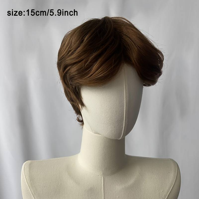 1Pc Light Brown 15.24cm Fashion Design Wig