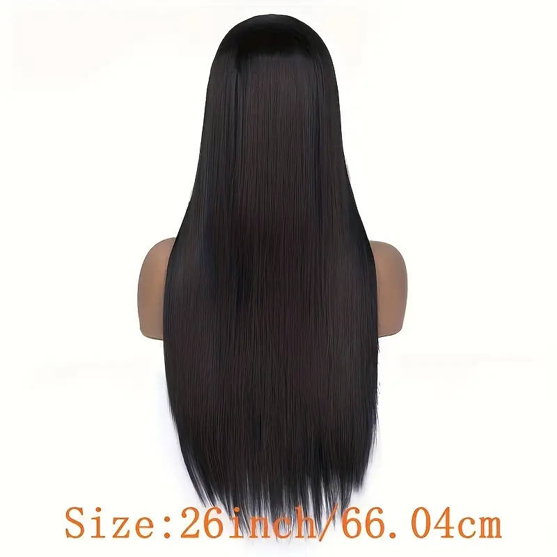 Women's Long Black Straight Wig