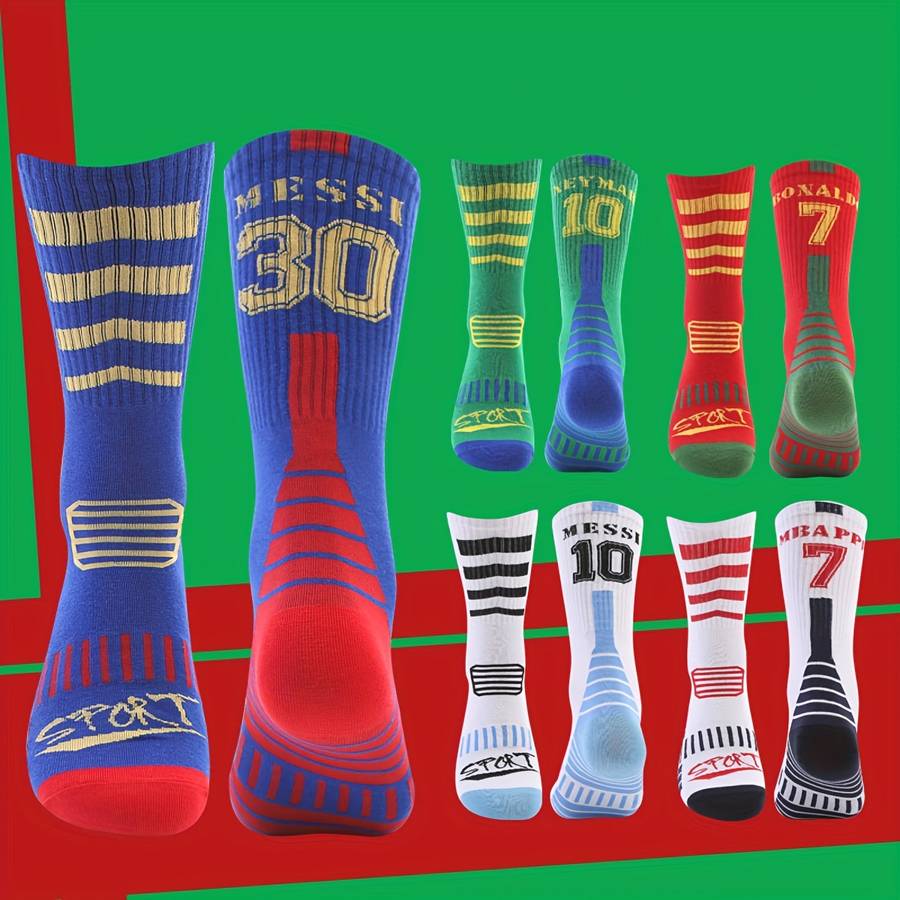 1 Pair Black White Sole One Size Socks