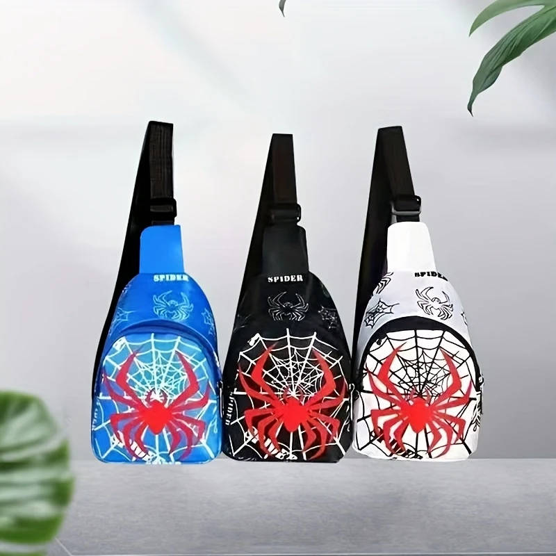1pc Kids Mini Backpack Lightweight Fade-Resistant Crossbody Bag with Adjustable Strap Polyester Line