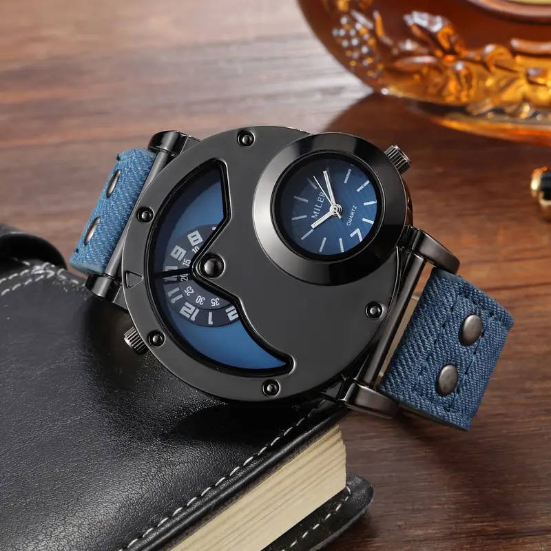 Vintage Dual Time Men's Watch