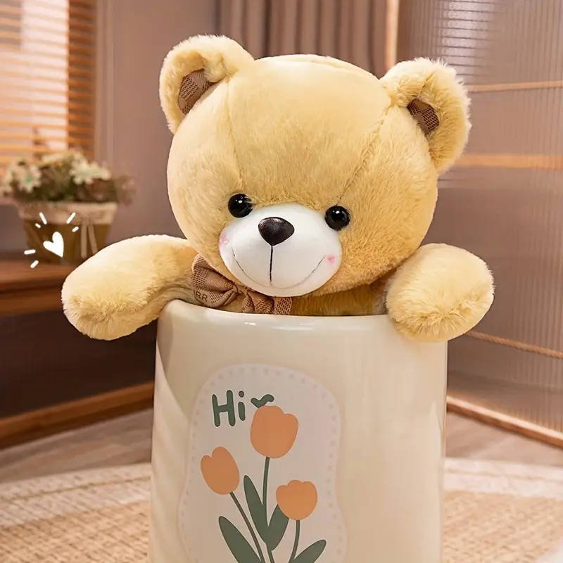 Teddy Bear Stuffed Animal Toy Light Brown