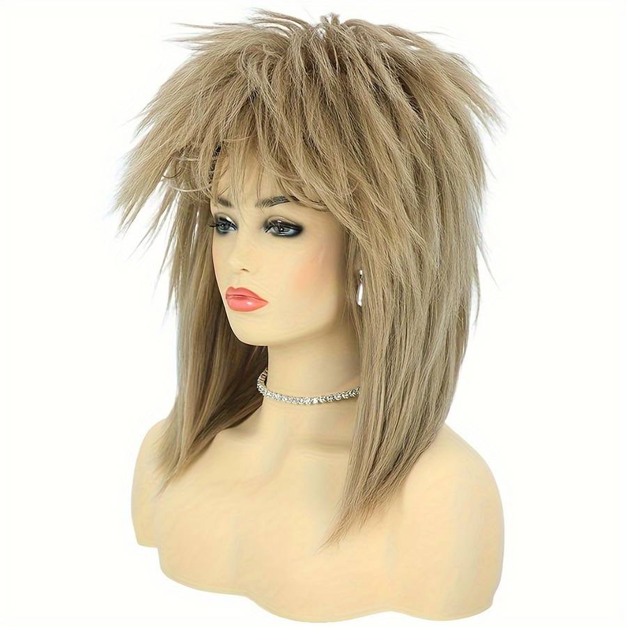 1Pc Blonde 35.56cm Fashion Design Wig