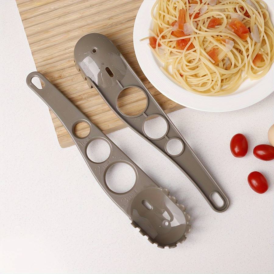 1pc Creative PP Powder Spoon Multifunctional 3-hole Powder Measuring Spoon Household Noodle Spo