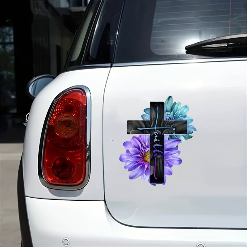 1pc   14.0cmx9.98cm Jesus Christian Themed Stickers