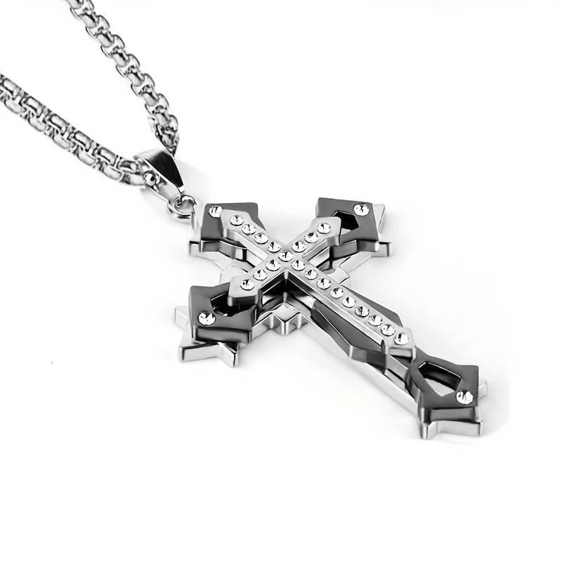 1 Piece Black Jesus Theme Pendant