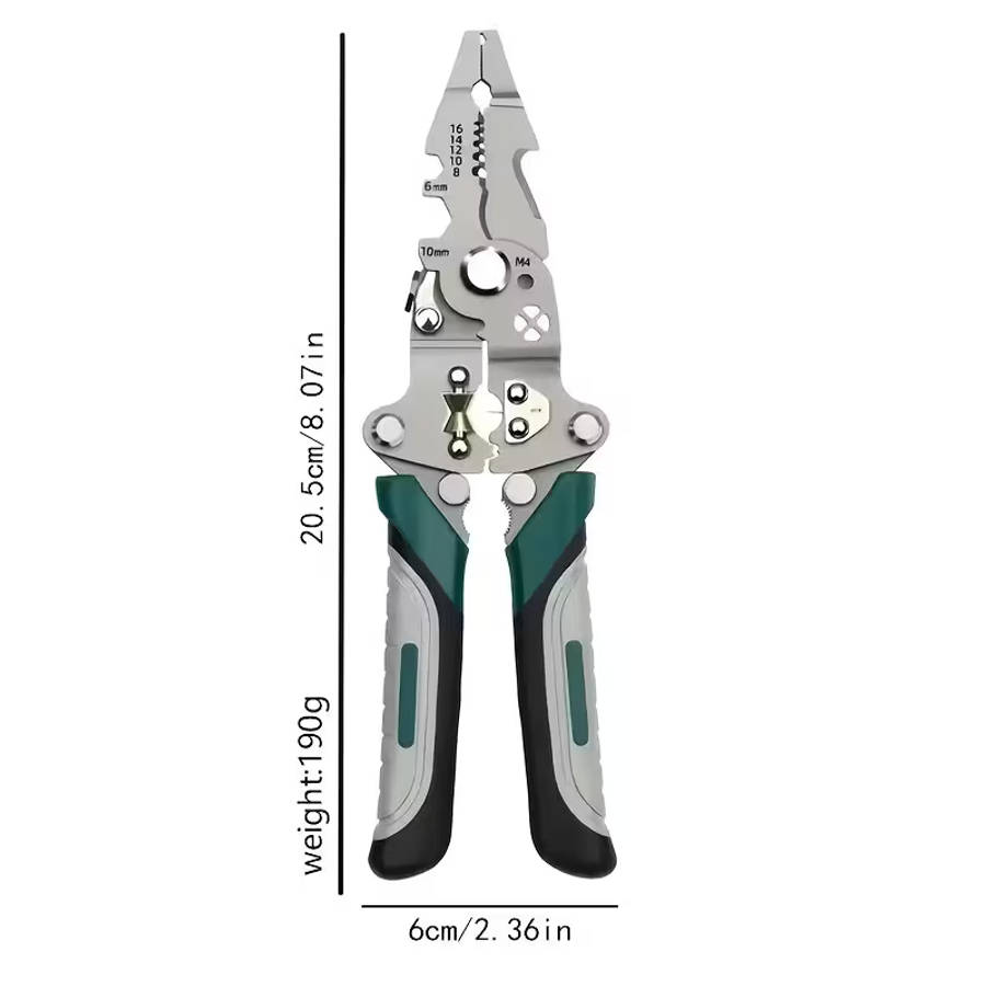 Multifunctional Folding Wire Stripper
