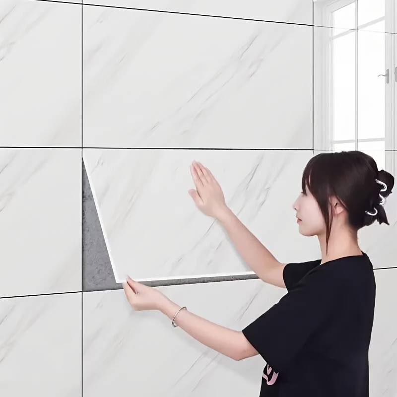 1PC Wall StickersIvory White40pcs 30cmX60cm 11.81inx23.62in