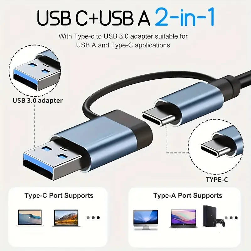 7-in-1 Hi-Speed USB 3.0 Data Transfer Adapter