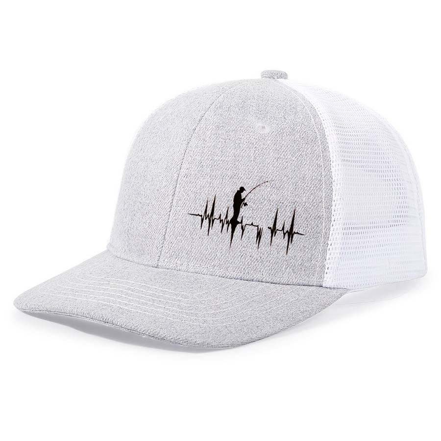 1pc A Stylish Baseball Cap Featuring a 3D Print of Outdoor Fishing Suitable for Both Men And Women