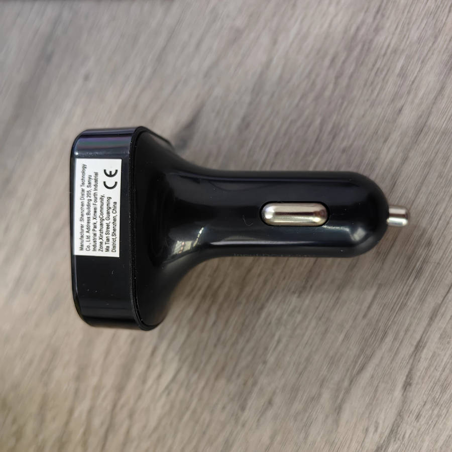 1pc Multi-Function Car Charger with Dual USB Ports MP3 Player U Disk Wireless Fast Charging Adapter
